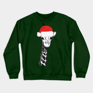 Cute Christmas Giraffe Crewneck Sweatshirt